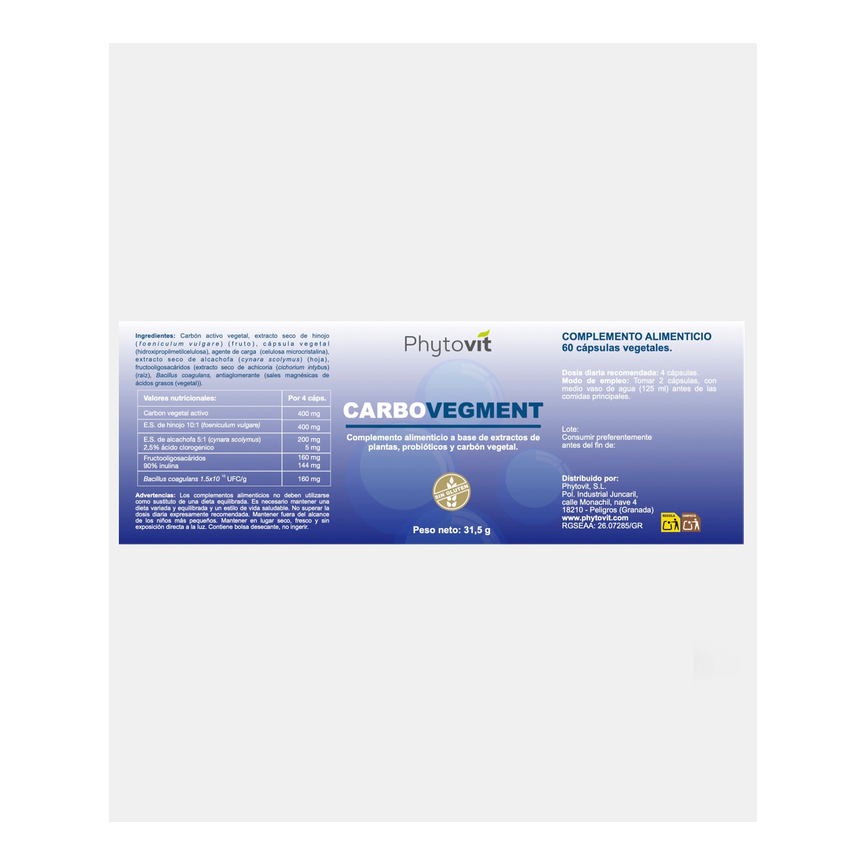 CARBOVEGMENT 60cap. PHYTOVIT