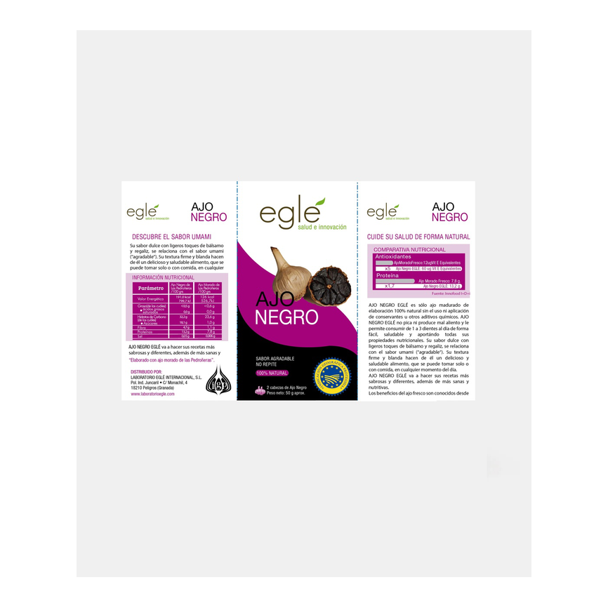 AJO NEGRO NATURAL 50gr. EGLÉ