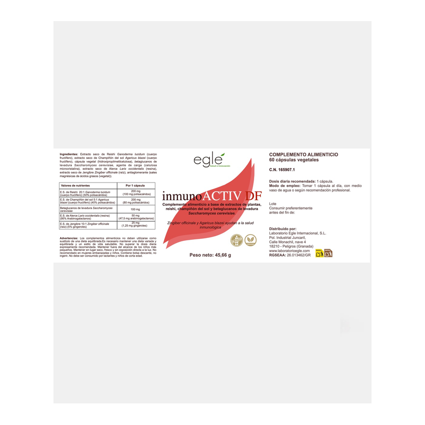 INMUNOACTIV DF 60cap. EGLE