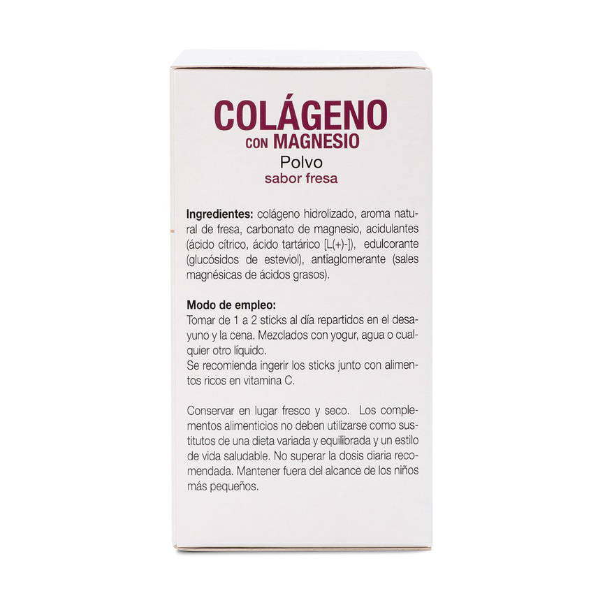 COLAGENO CON MAGNESIO Sabor fresa (20 sticks). ANA MARIA LA JUSTICIA