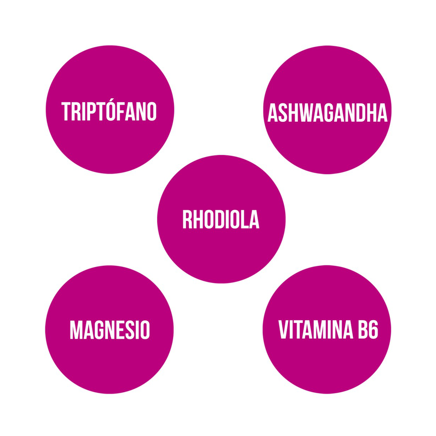 TRIPTOFANO PLUS CON ASHWAGANDHA+ RHODIOLA y MAGNESIO 60compr. ANA MARIA LA JUSTICIA