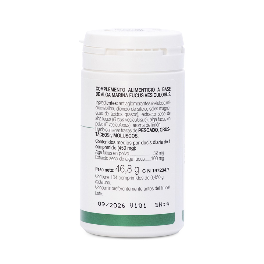 ALGAS Comprimidos sabor limon 104comp. ANA MARIA LAJUSTICIA