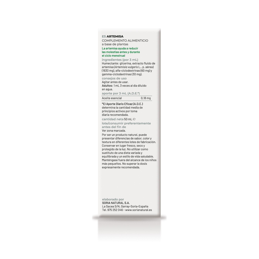ARTEMISA EXTRACTO S/AL 50ml. SORIA NATURAL
