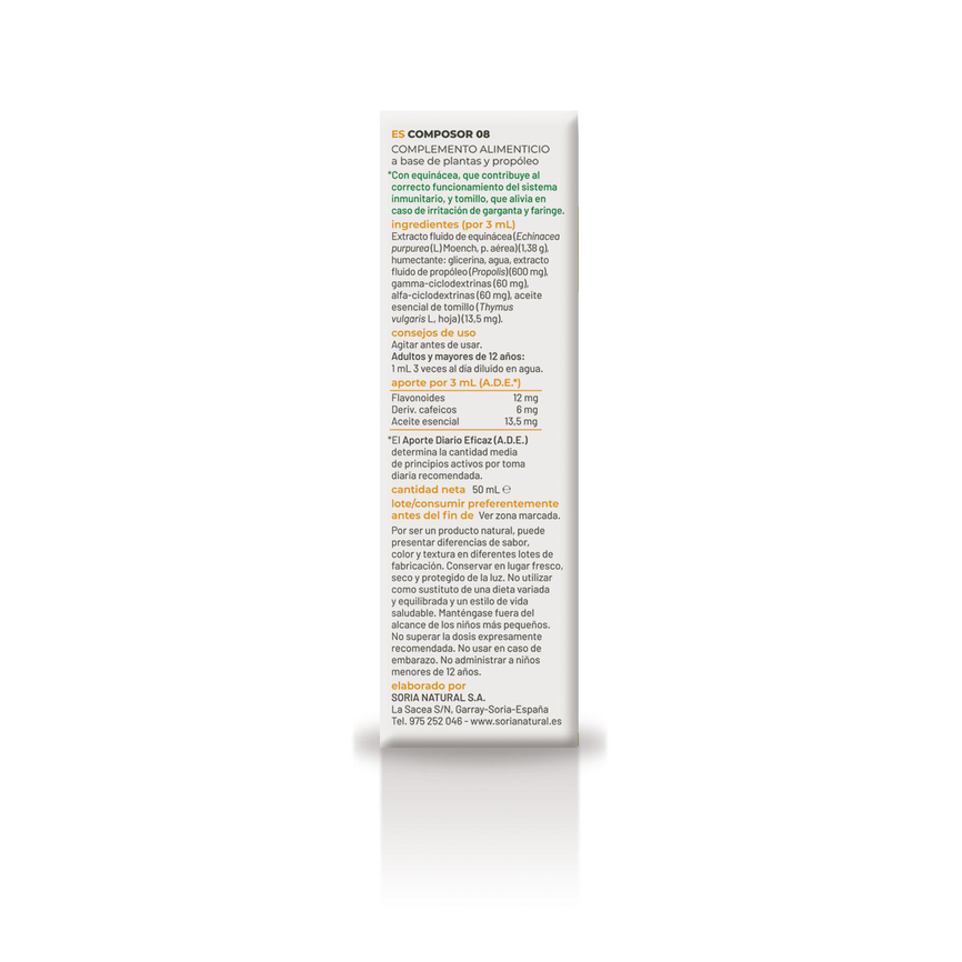 COMPOSOR 08 INMUNITARIO 50ml. SORIA NATURAL