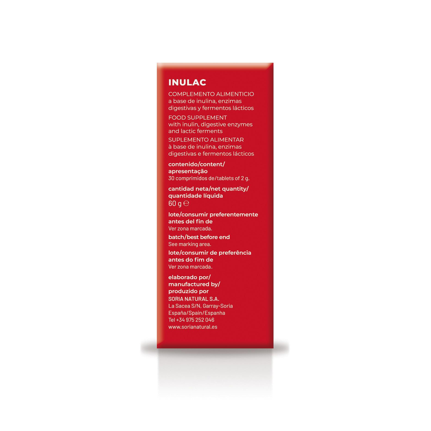 INULAC 30compr. de 2gr. SORIA NATURAL