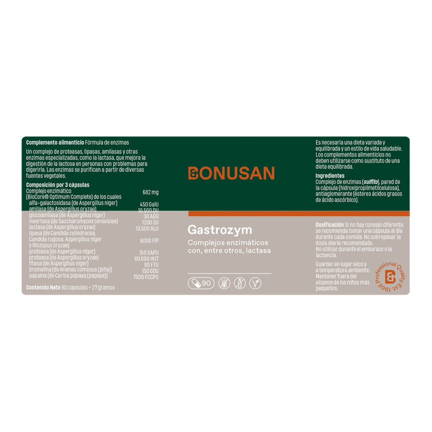 GASTROZYM 90vcaps. BONUSAN