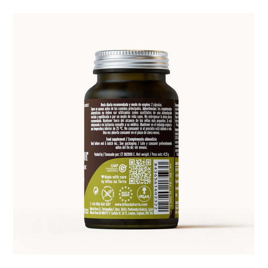 MICO POLYPOR (polyporus) bote 70cap. HIFAS DA TERRA