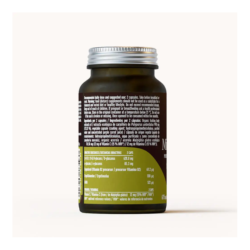 MICO POLYPOR (polyporus) bote 70cap. HIFAS DA TERRA