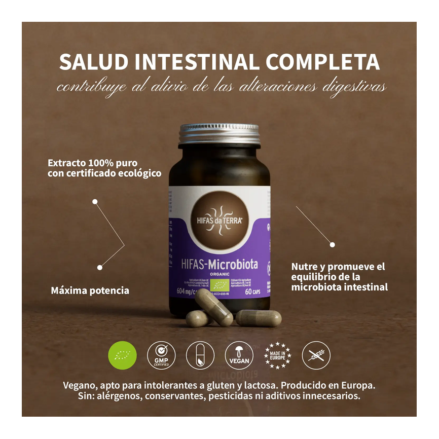 HIFAS MICROBIOTA bote 60cap. HIFAS DA TERRA