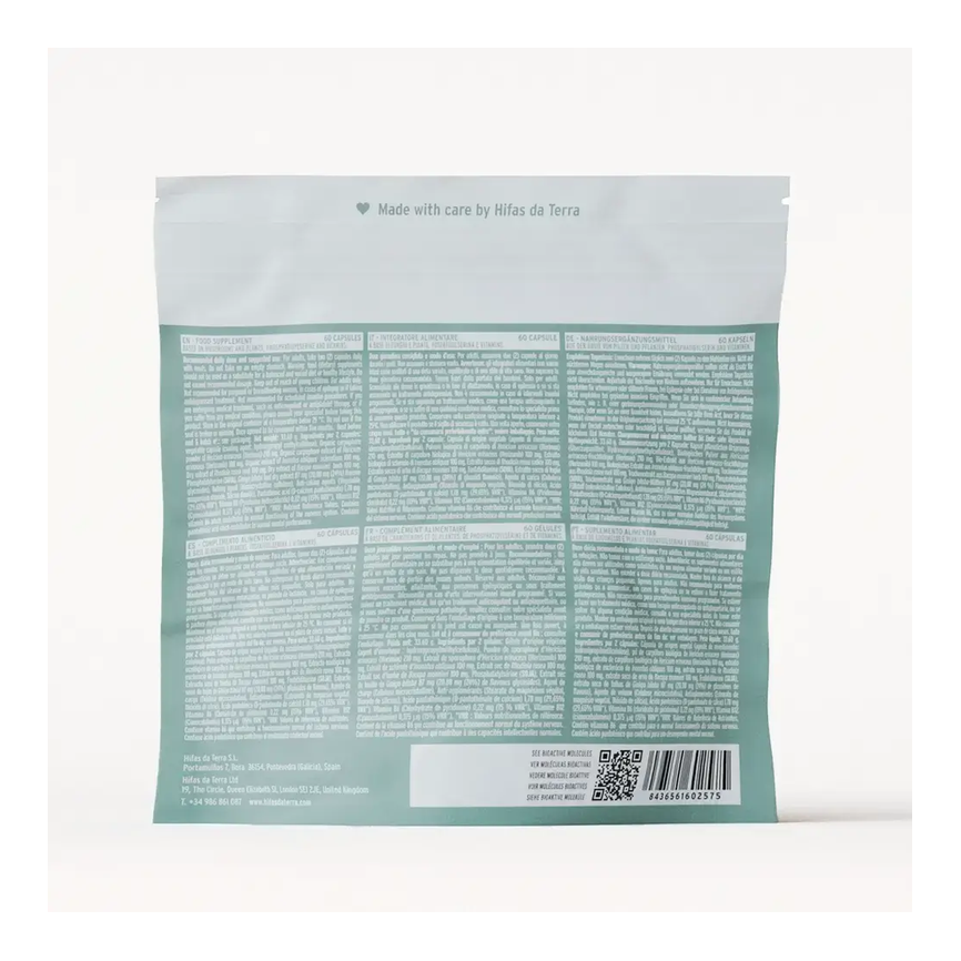 HIFAS-NEURO MEMORIA y CONCENTRACIOM refill 60caps. HIFAS DA TERRA