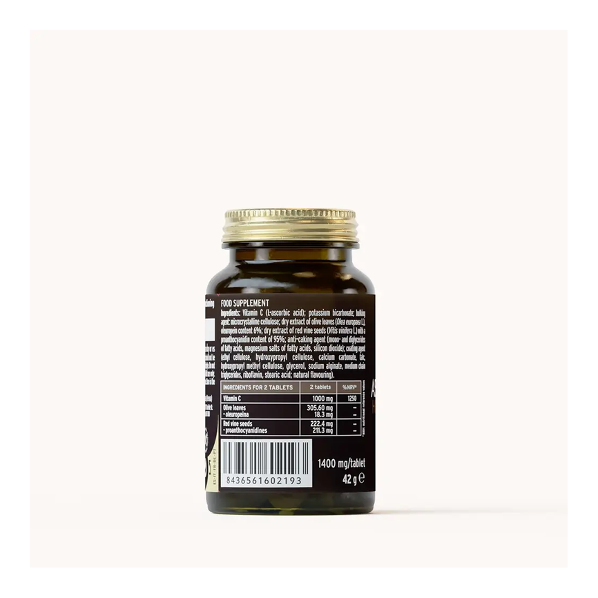 ASKORBATO-K Vitamina C 30 tabletas. HIFAS DA TERRA