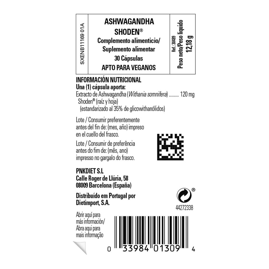 ASHWAGANDHA SHODEN 30caps. SOLGAR