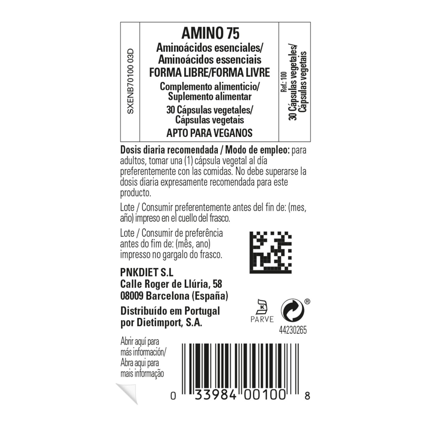 AMINO 75 30vcaps. SOLGAR