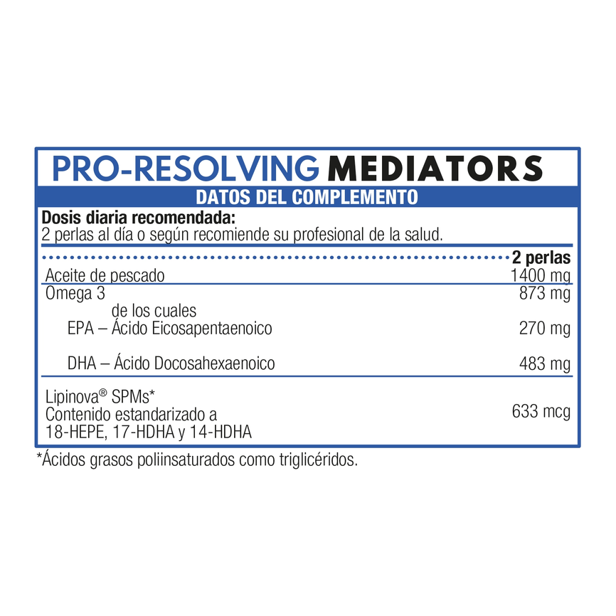 PRO-RESOLVING MEDIATORS 60perlas PURO OMEGA