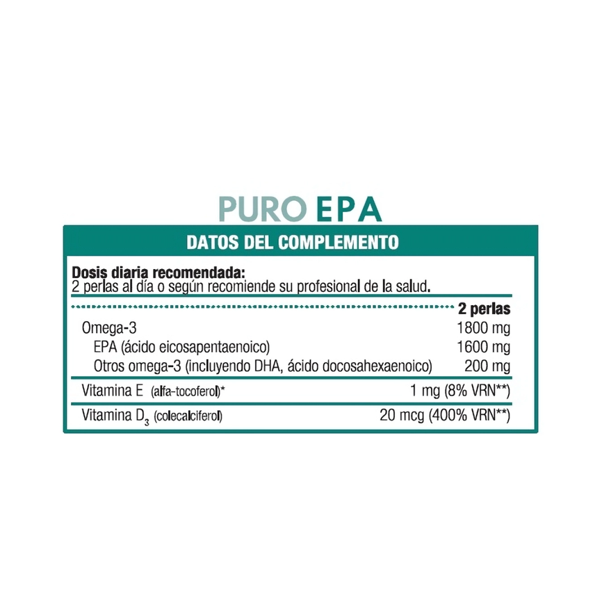 PURO EPA alta concentración 120perlas PURO OMEGA