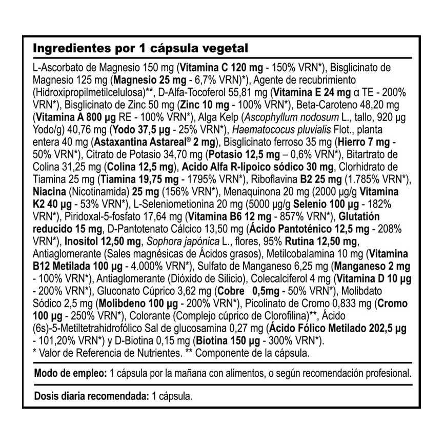 MULTIBYOTICS MULTINUTRIENTE 90 capsulas VBYOTICS