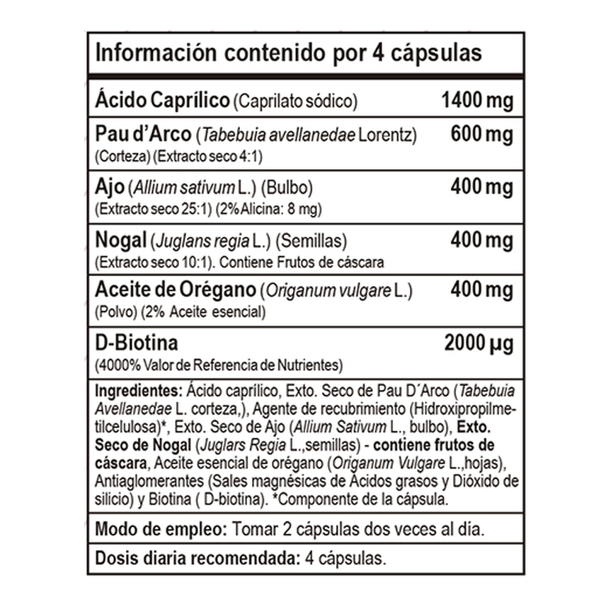 C CLEAR FORTE 120cap. VBYOTICS
