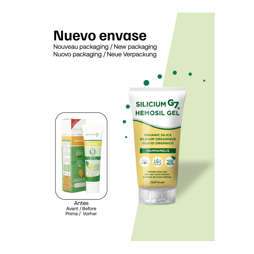 SILICIUM G7 HEMOSIL GEL 100ml. SILICIUM ESPAÑA