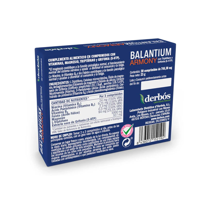 BALANTIUM ARMONY 60compr. DERBOS