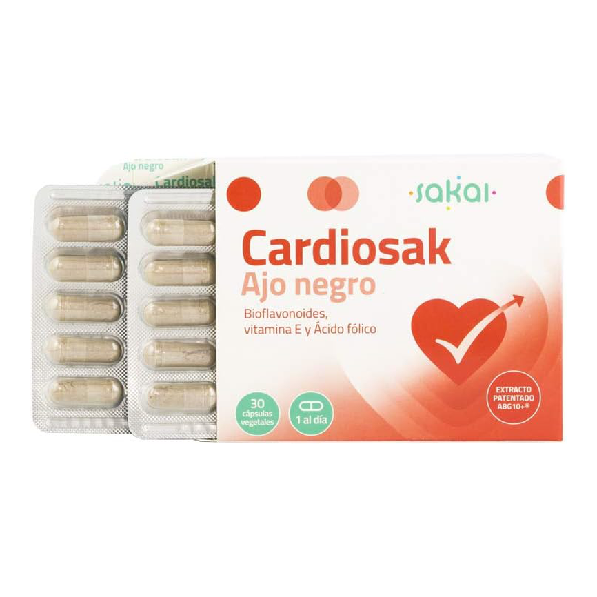 CARDIOSAK AJO NEGRO 30caps. SAKAI