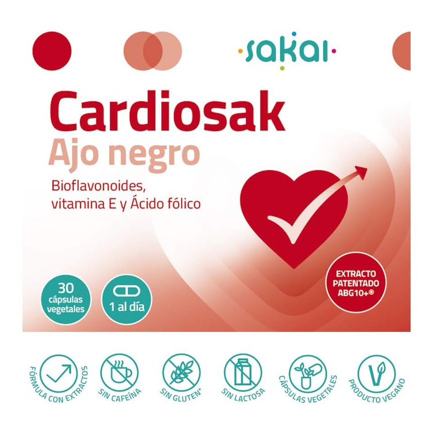 CARDIOSAK AJO NEGRO 30caps. SAKAI