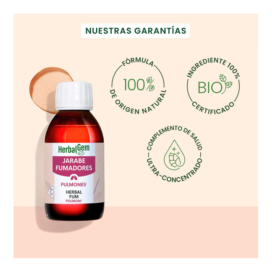 JARABE FUMADORES 250ML HERBALGEM