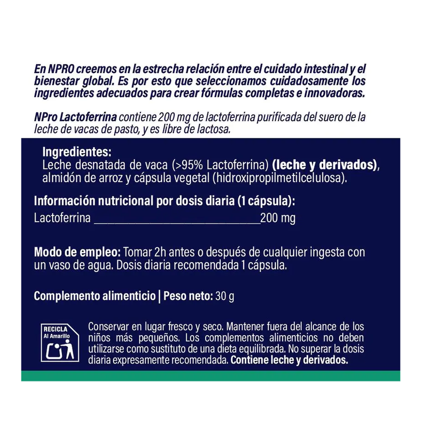 LACTOFERRINA 60cap. NPRO