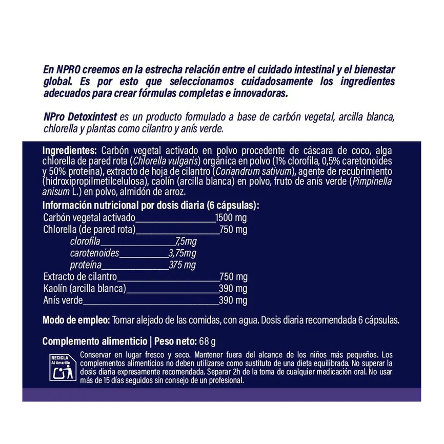 DETOXINTEST 90cap. NPRO