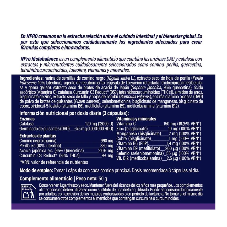 HISTABALANCE 60 capsulas - NPRO