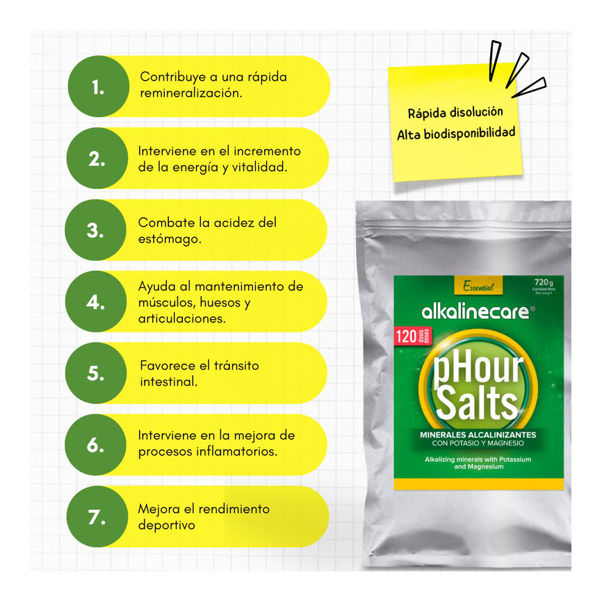 PHOUR SALTS bolsa 720 gr. ALKALINE CARE