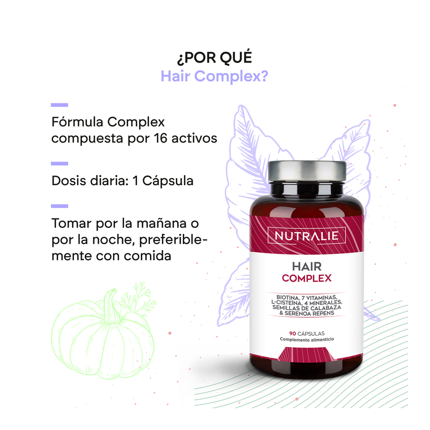 HAIR COMPLEX 90caps. NUTRALIE