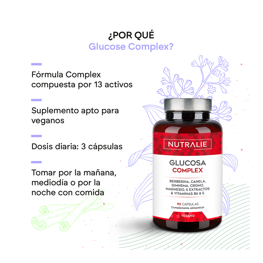 GLUCOSA COMPLEX 90caps. NUTRALIE