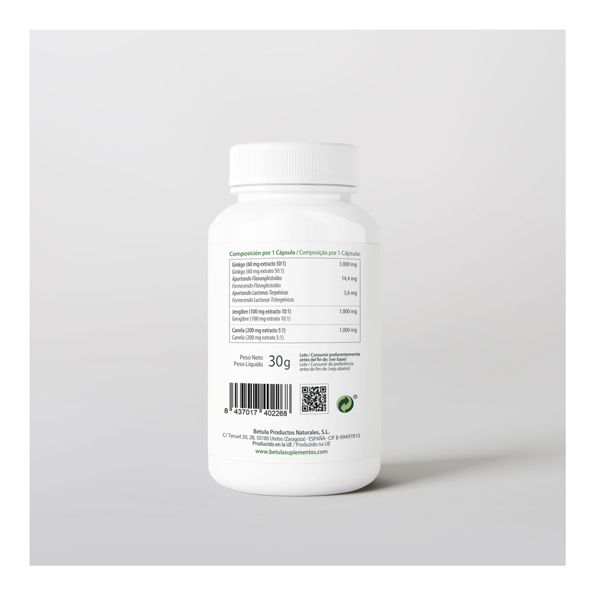 GINKGOZIN 3000 60caps. BETULA