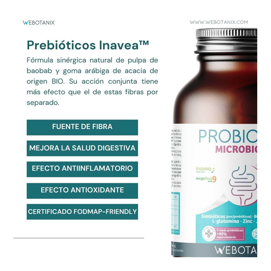 PROBIOTAX MICROBIOTA 60caps. WEBOTANIX