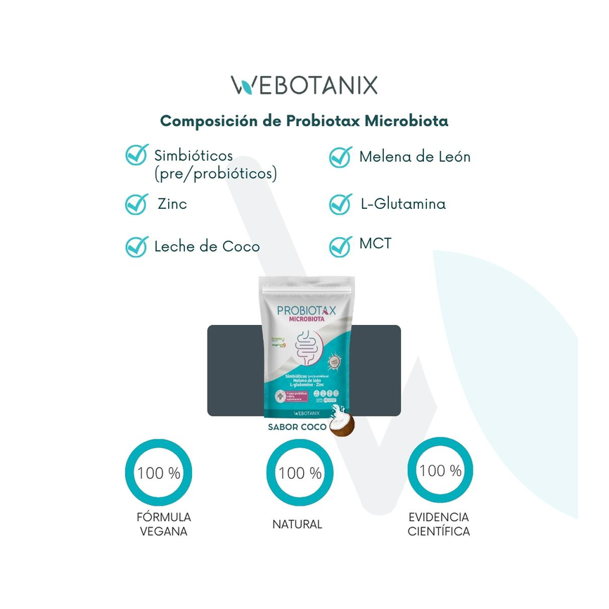 PROBIOTAX MICROBIOTA coco 150g WEBOTANIX