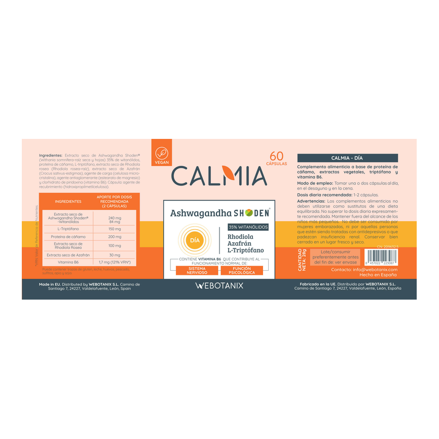 CALMIA DIA 60caps. WEBOTANIX