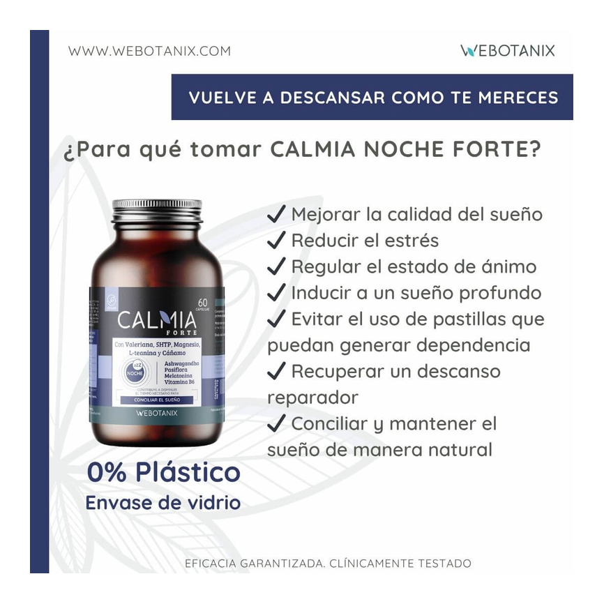 CALMIA FORTE NOCHE 60caps. WEBOTANIX