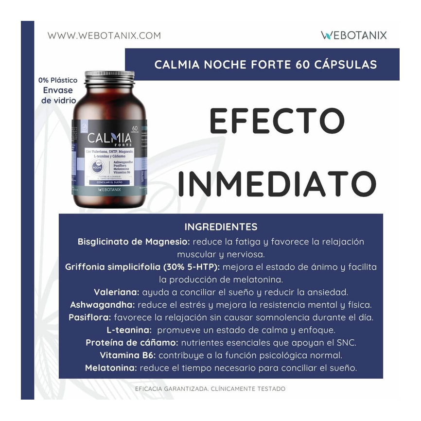 CALMIA FORTE NOCHE 60caps. WEBOTANIX