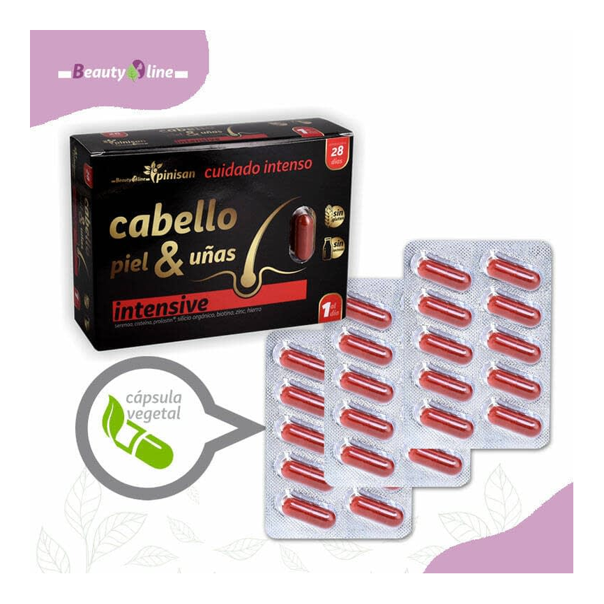 CABELLO Y UÑAS INTENSIVE 28caps. PINISAN