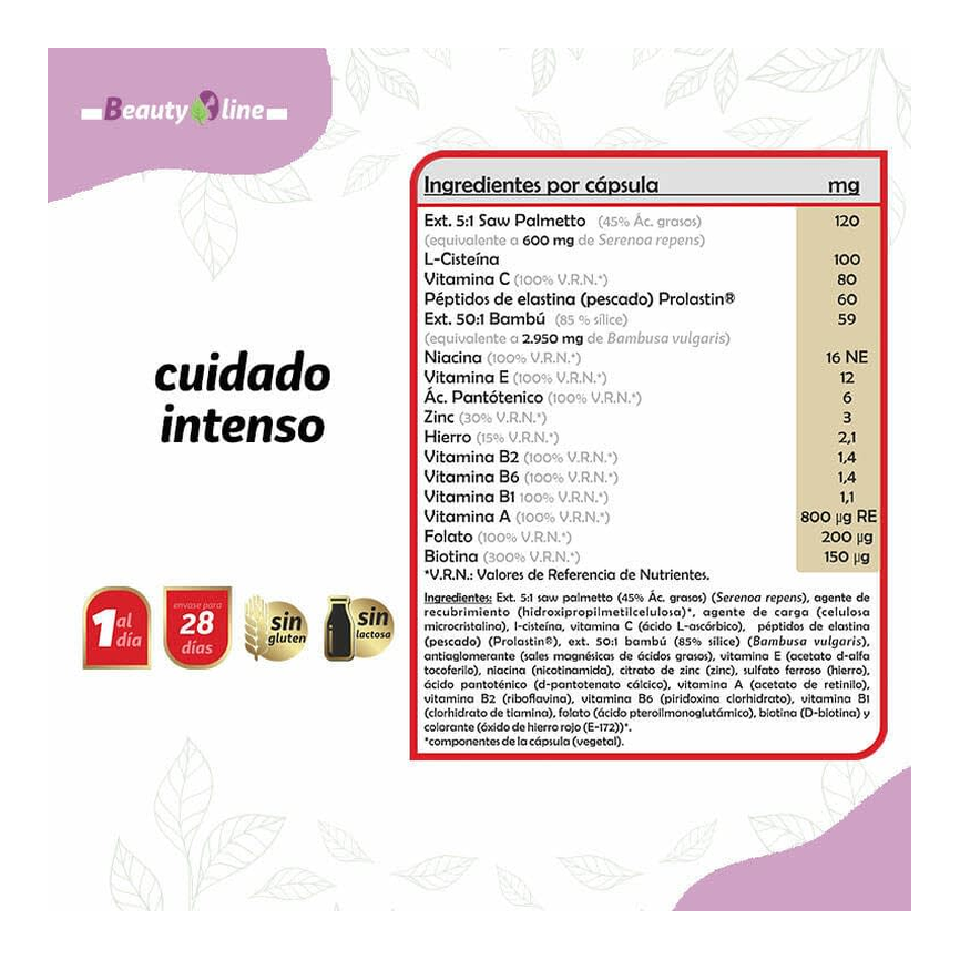 CABELLO Y UÑAS INTENSIVE 28caps. PINISAN