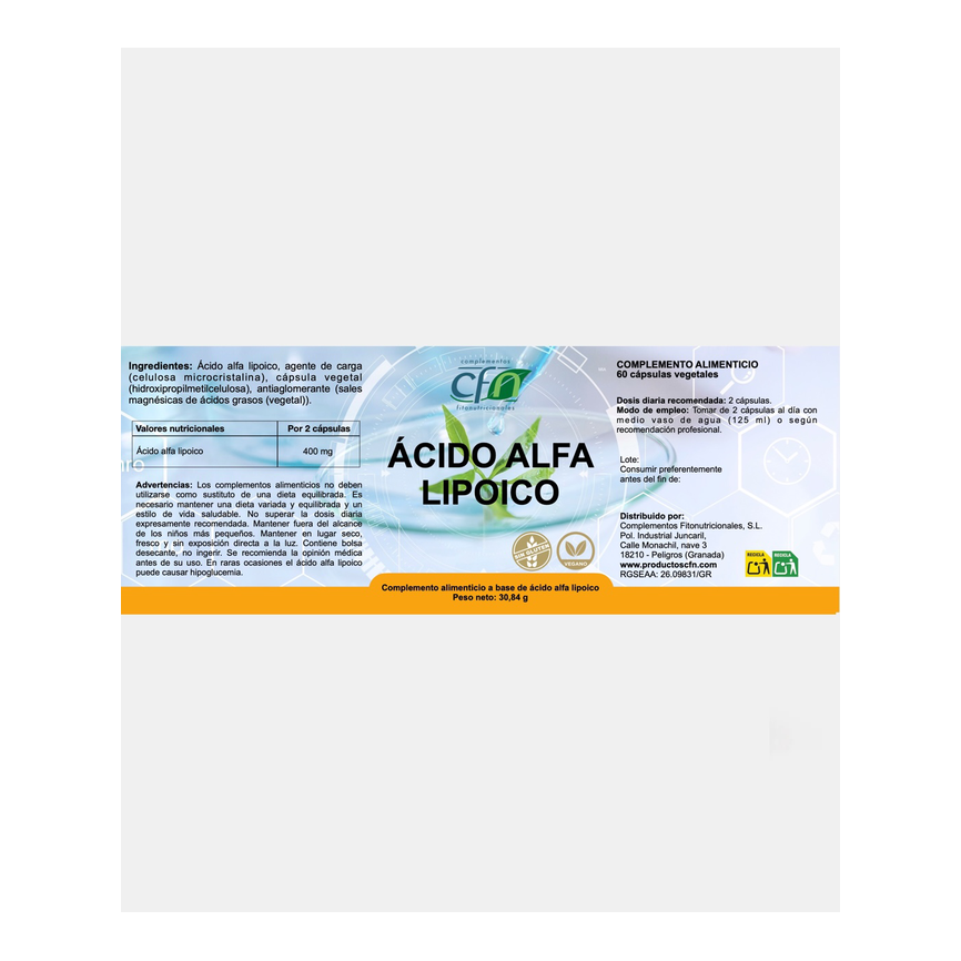 ACIDO ALFA LIPOICO 60cap. CFN