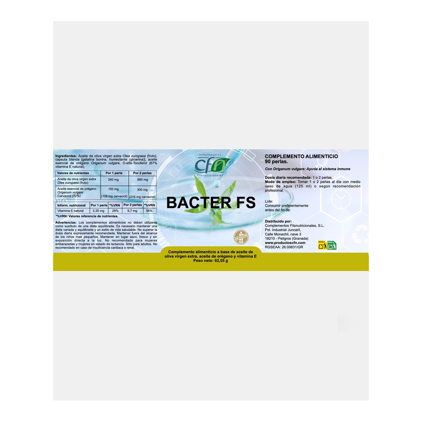 BACTER FS 90perlas. CFN
