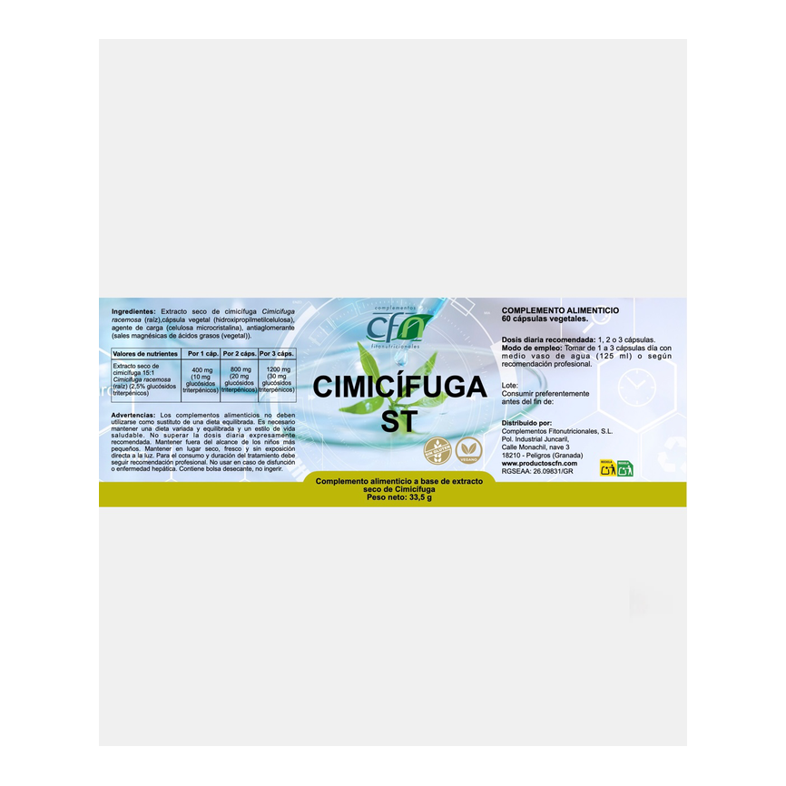 CIMICIFUGA RACEMOSA ST 60comp. CFN