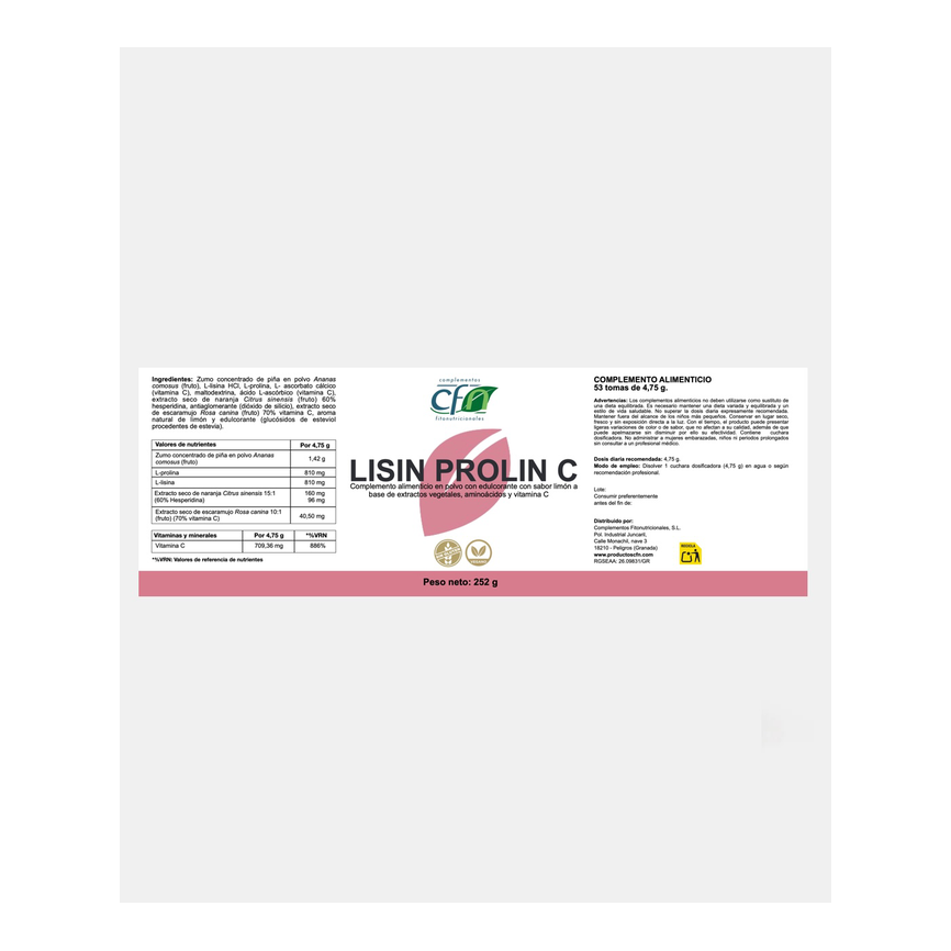 LISIN PROLIN VIT C 252gr polvo. CFN