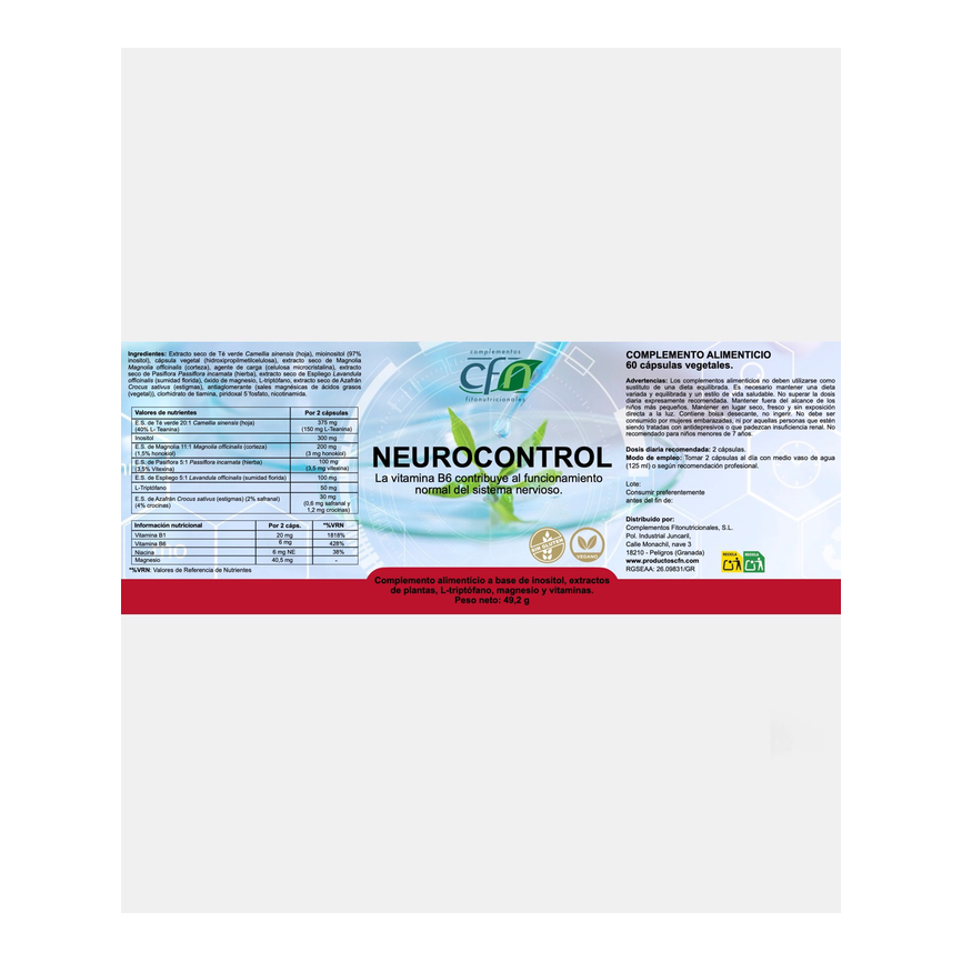 NEUROCONTROL (neurorelax) 60caps. CFN